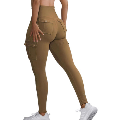 Women's Butt Lifting Leggings with Flap Pockets