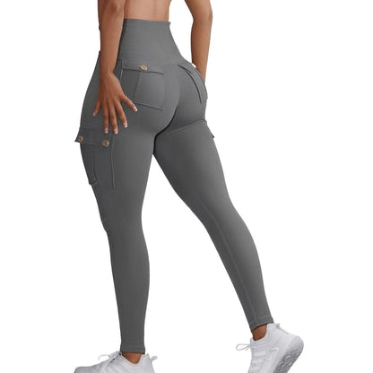 Women's Butt Lifting Leggings with Flap Pockets