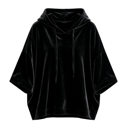 🔥 BESTSELLER | Women's Minimalist Velour Hoodie Top