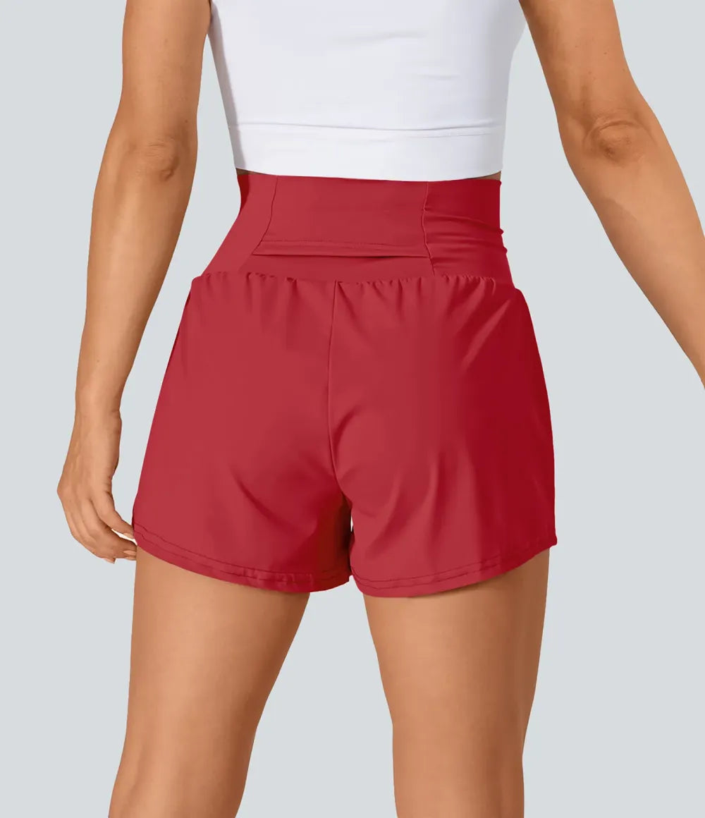🔥BEST SELLER🔥 2-in-1 Anti-Exposure Sports Shorts,Anti-Exposure Running Shorts With Pockets