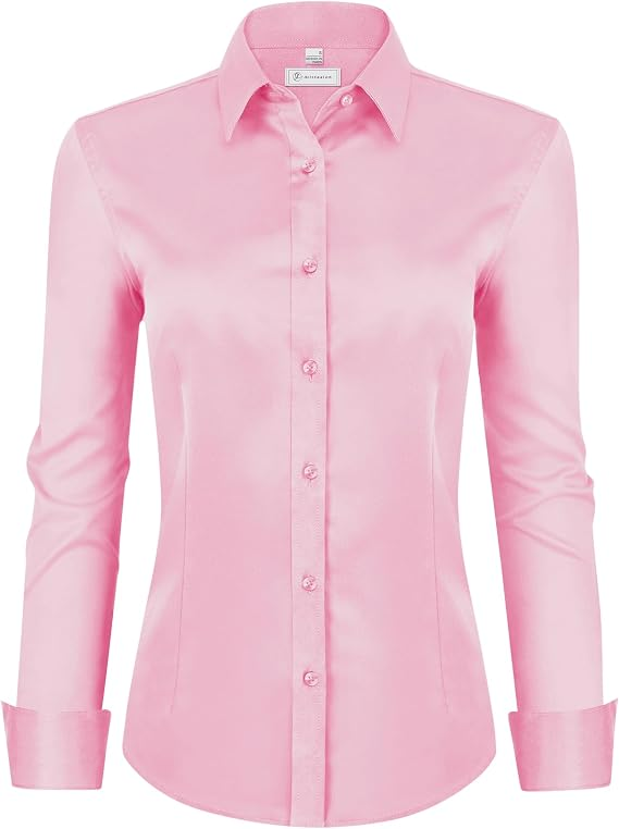 Womens Classic-Fit Dress Shirts