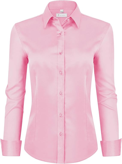Womens Classic-Fit Dress Shirts