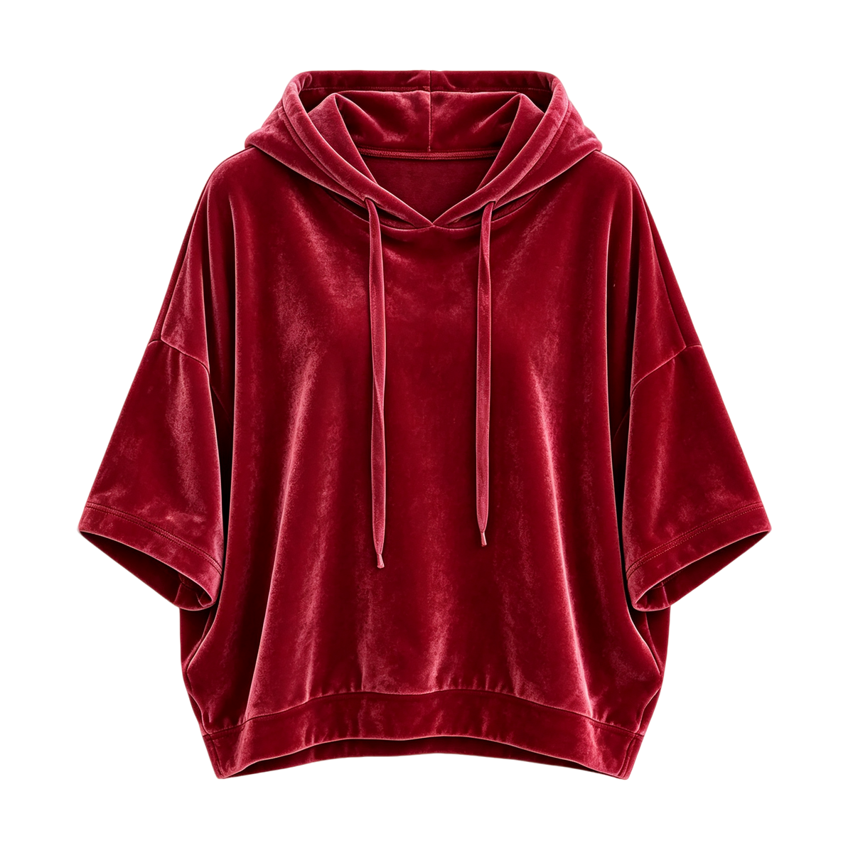 🔥 BESTSELLER | Women's Minimalist Velour Hoodie Top