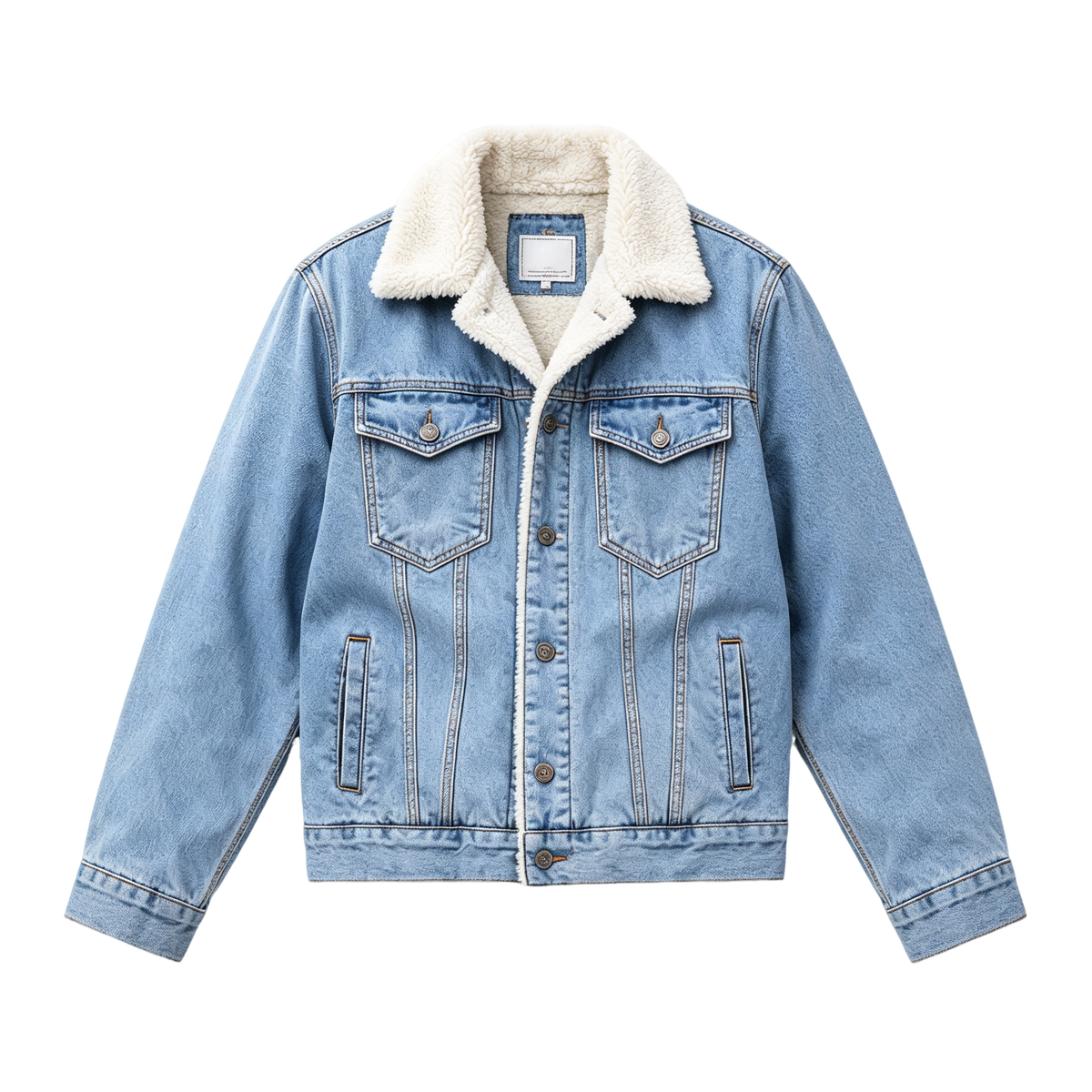 🔥 BESTSELLER | Men's Sherpa-Lined Denim Jacket